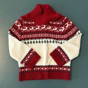 Soft holiday sweater for toddler